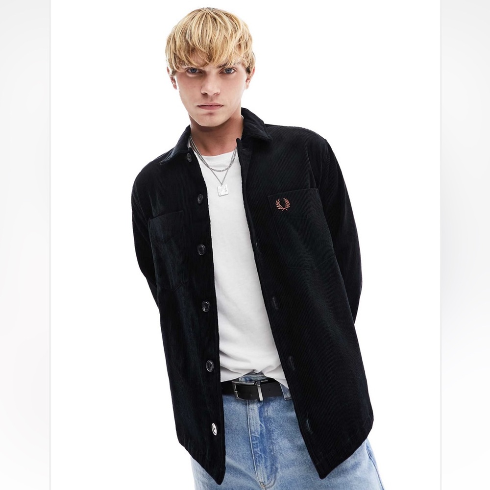 NWT Fred Perry Cord Overshirt